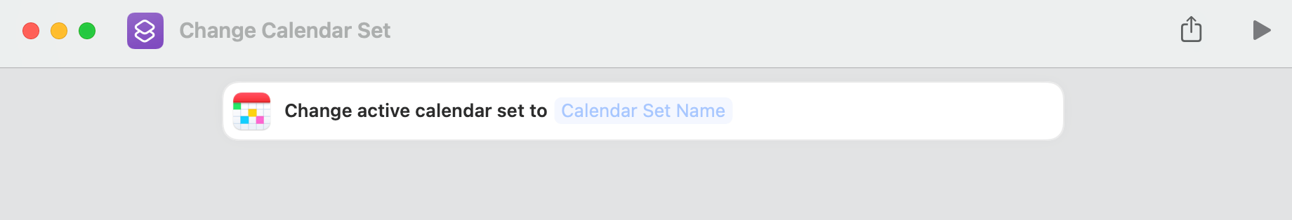 Change calendar set